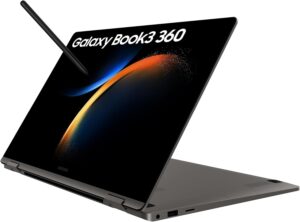 Samsung Galaxy Book3 360 Convertible Laptop, Intel Core i5 Processor, 16GB RAM, 512GB SSD, 13.3" AMOLED Touch Screen, Graphite