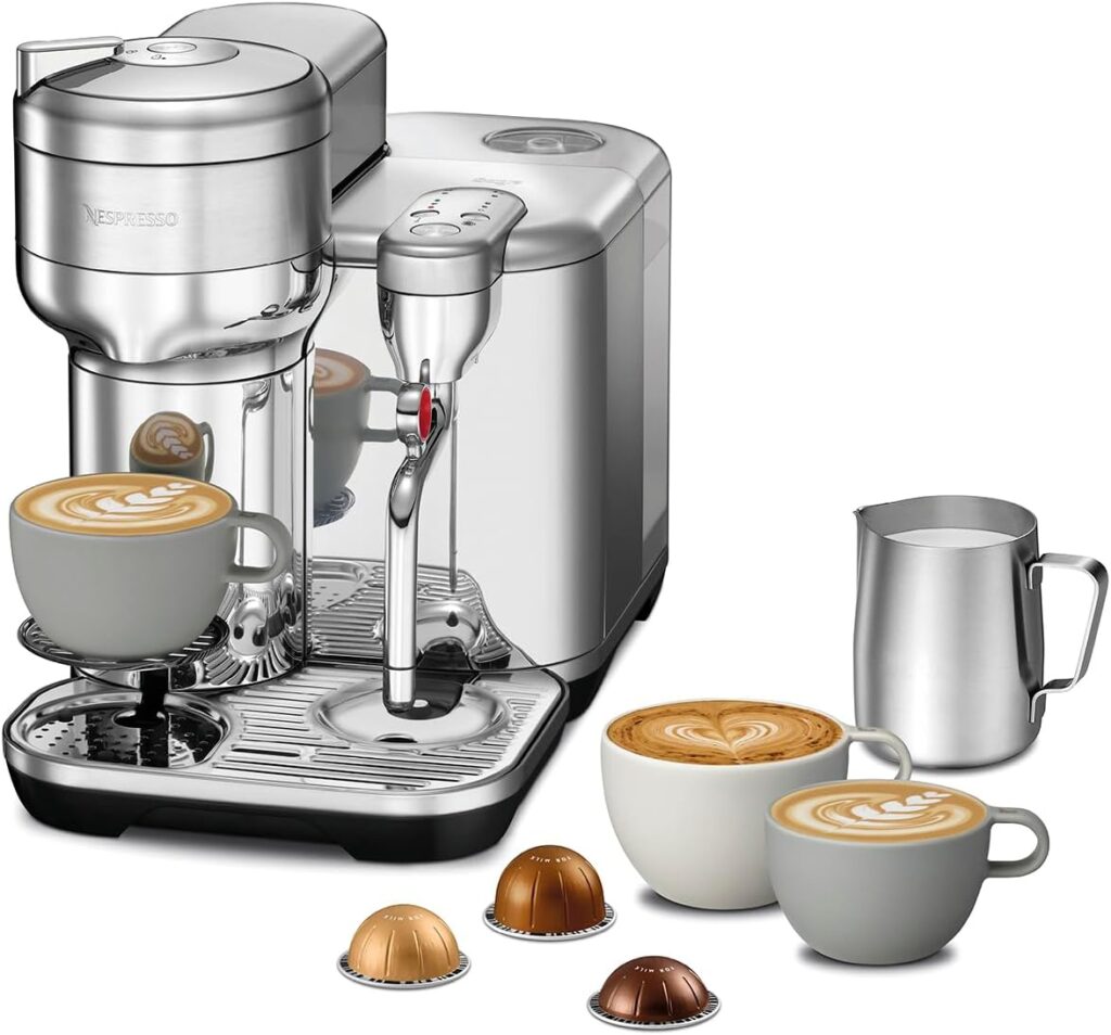Nespresso Creatista Plus Coffee Machine by Sage, Stainless Steel