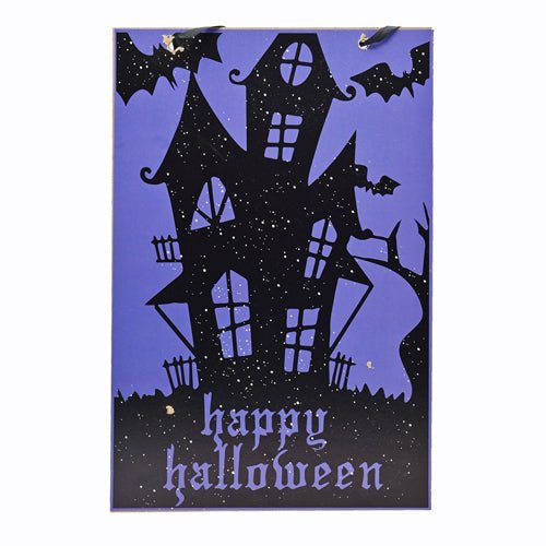 Happy Halloween Haunted House Decorative Board