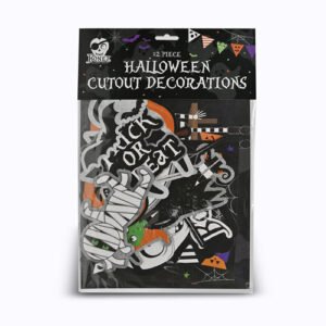 Halloween Cutout Decorations 12 Piece Assorted Designs