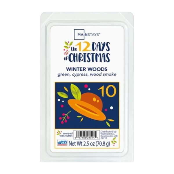 Mainstays Winter Woods Wax Melts Cypress Wood Smoke 2.5oz