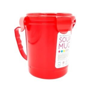 Microwaveable Soup Mug 500ml Assorted Colours