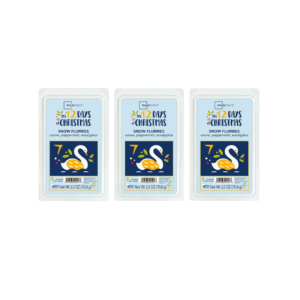 Mainstays Snow Flurries Wax Melts Peppermint Eucalyptus 2.5oz