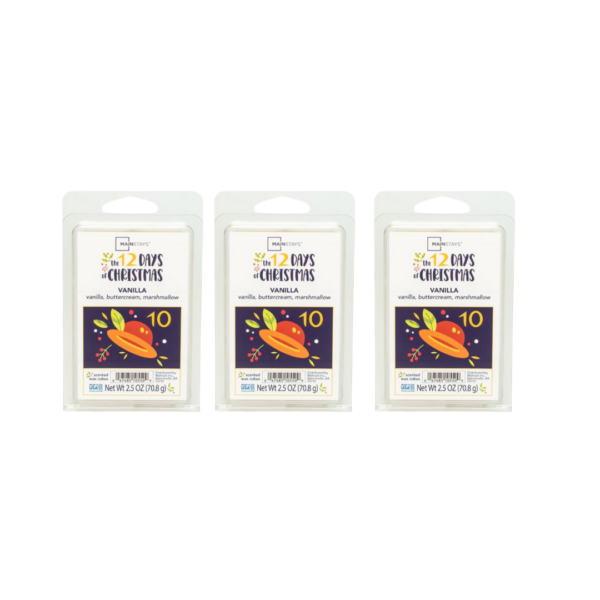Mainstays Vanilla Wax Melts Buttercream Marshmallow 2.5oz