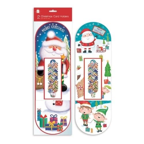 Two Christmas Card Holders – Holds 60 cards
