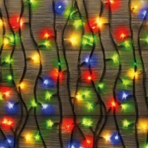 200 Ultra Bright LED Fairy Lights 12.45m - Assorted Colours