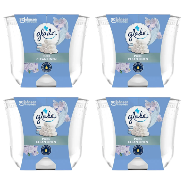 Glade Pure Clean Linen Candle Assorted Packs