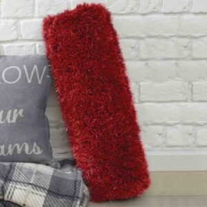 Luxury Regal Red Plush Rug