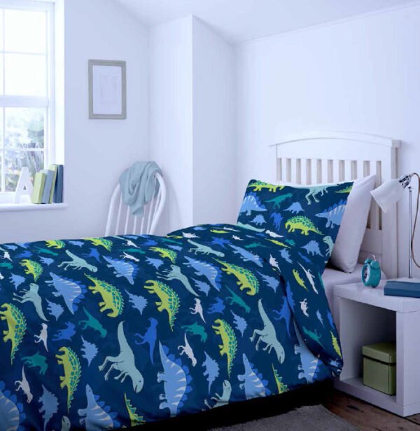 Kids’ Dinosaur Print Duvet Set