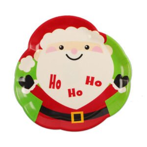 Round Santa Serving Tray Assorted Styles