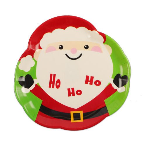 Round Santa Serving Tray Assorted Styles