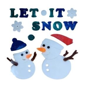 Gel Christmas Window Stickers