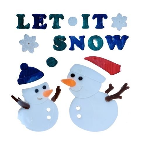 Gel Christmas Window Stickers