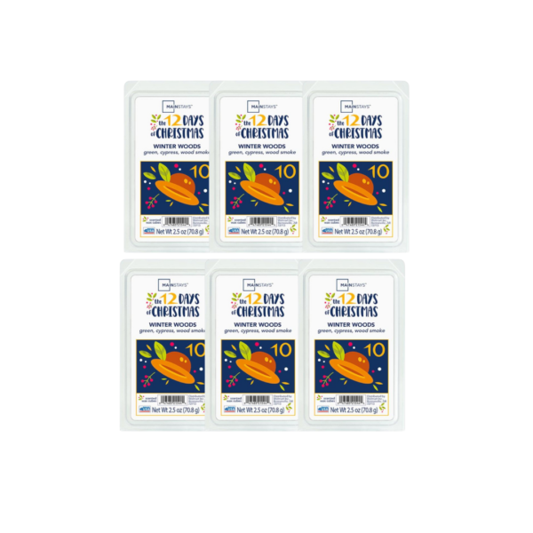 Mainstays Winter Woods Wax Melts Cypress Wood Smoke 2.5oz