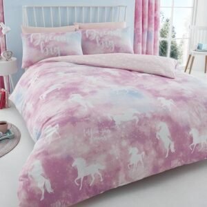 Unicorn Dreams Double Reversible Duvet Set