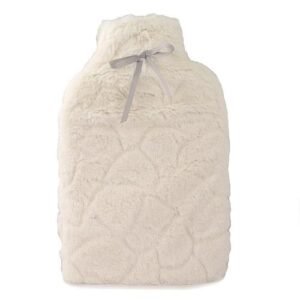 Avery Hot Water Bottle & Faux Fur Cream Cover