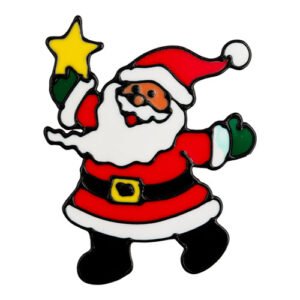 Christmas Gel Window Stickers Assorted Designs