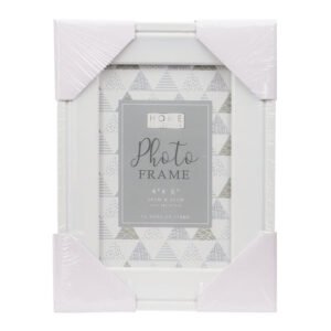 Home Collection White Photo Frame 4" x 6"