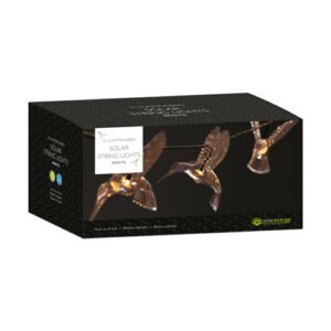 Hummingbird Solar String Lights White 10 Pack