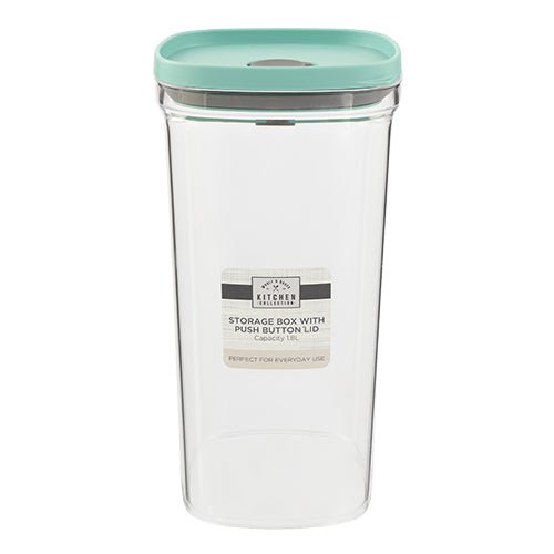 Kitchen Collection Storage Box With Push Button Lid 1.8L
