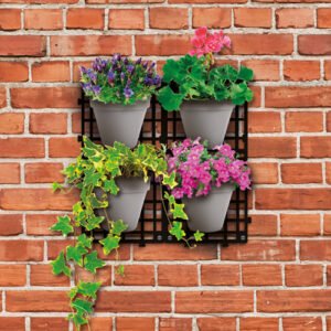 For The Love Of Gardening 4 Pot Wall Planter