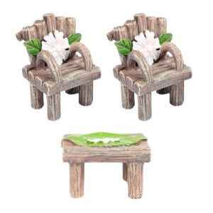 Fairy Garden Table And Chairs Ornament