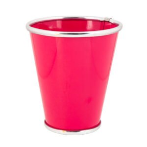 Decorative Large Tin Colourful Plant Pot 17cm