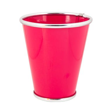 Decorative Large Tin Colourful Plant Pot 17cm
