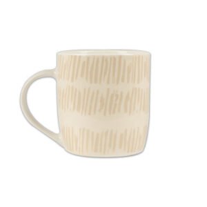 Scandi White and Beige Mug