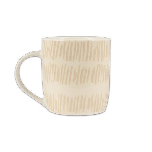 Scandi White and Beige Mug