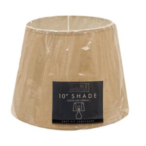 Home Collection Beige Easy Fit Lampshade 10”