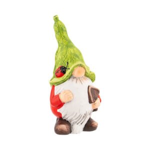 Garden Gnome With Green Hat Assorted Styles H 24cm