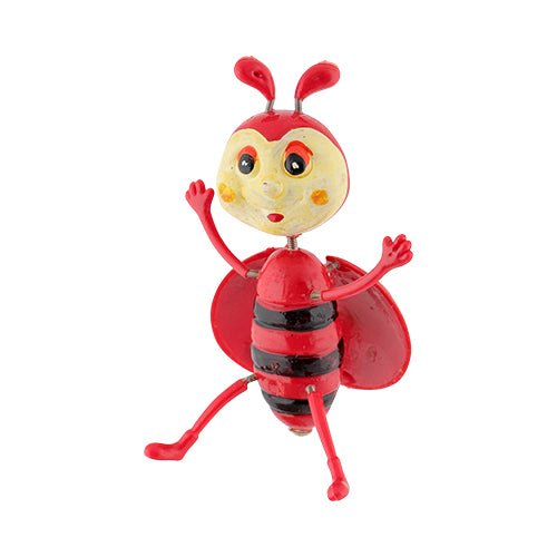 Roots & Shoots Striped Ladybird Garden Decoration — Red
