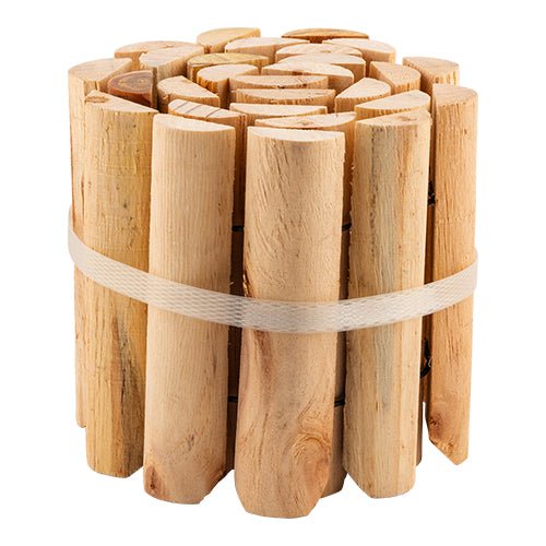 Garden Essentials Burnt Log Roll Fencing 3FT