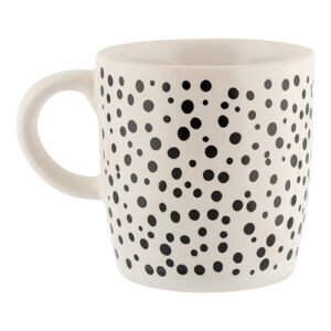Black & White Polka Dot Mug