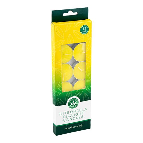 Citronella Tealight Candles 12 Pack — Pack of 1