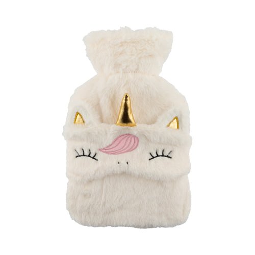 Unicorn Eye Mask & Hot Water Bottle Assorted Colours