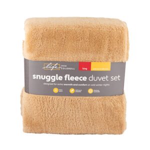 Life By Coloroll Natural Snuggle Fleece Duvet Set Assorted Sizes