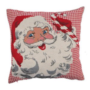 Santa Claus Face Christmas Cushion 46cm x 46cm