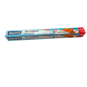 Bacofoil The Original Kitchen Foil 10m x 45cm Extra Tear-Resistant Aluminium Foil with Diamond Structure