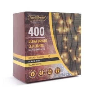 Ambiente Lighting 400 Ultra Bright LED Lights Warm White