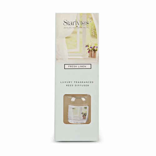 Starlytes Luxury Fragranced Reed Diffuser Fresh Linen 50ml