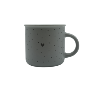 Heart Design Ceramic Coffee Mug Set 400ml – 4 Assorted Design