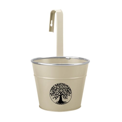 Tree Of Life Round Over Fence Planter Assorted Colours