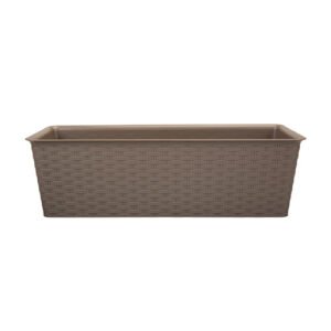 Rectangle Rattan Design Planters Assorted Colours