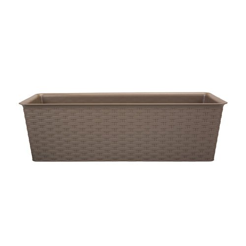 Rectangle Rattan Design Planters Assorted Colours