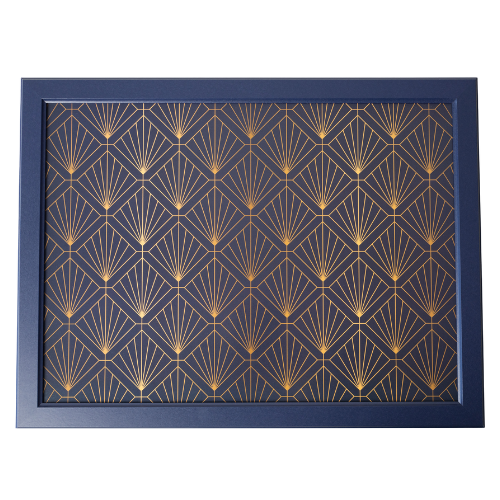 Art Deco Print Lap Tray with Cushioned Base 44cm