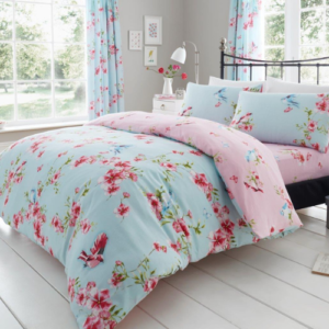 Birdie Blossom Printed Duvet Cover Set Assorted