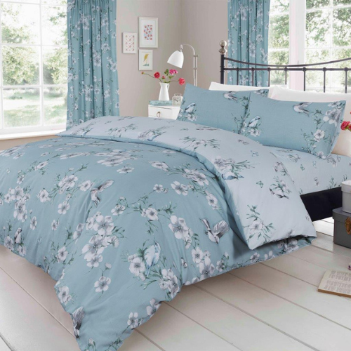 Birdie Blossom Printed Duvet Cover Set Assorted