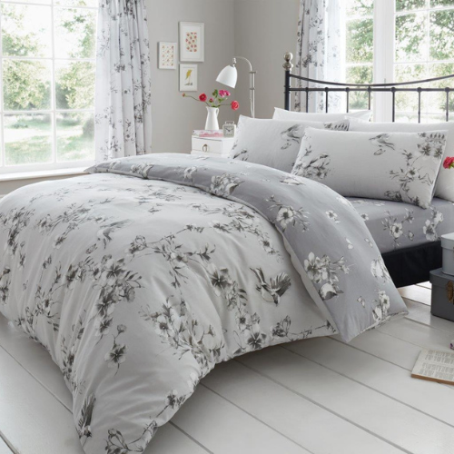 Birdie Blossom Printed Duvet Cover Set Assorted